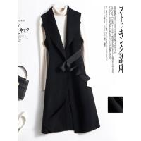 双面羊绒马甲女秋冬季新中长款2018新款韩版毛呢背心外套修身显瘦