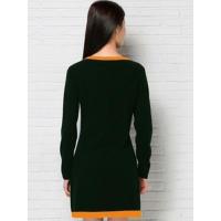 自营 绒运利达秋冬新款羊绒衫圆领针织毛衣裙中长款长袖套头BF1191/00400