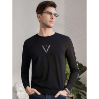 恒源祥男士针织衫春秋季新款男士针织毛衫打底衫青年圆领套头上