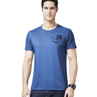 恒源祥男士短袖T恤夏季男装圆领棉半袖中青年男装体恤