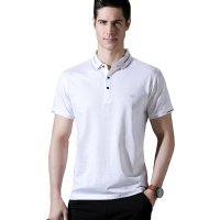 恒源祥男士短袖t恤纯棉休闲夏款中青年商务翻领polo衫