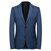 恒源祥男士西服秋款中年男休闲百搭大码潮流都市商务西装