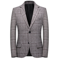 恒源祥男士西服男正装潮流秋冬季款修身西装都市商务休闲上衣
