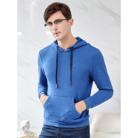 恒源祥男士卫衣款秋连帽套头宽松长袖帽衫男士打底外套