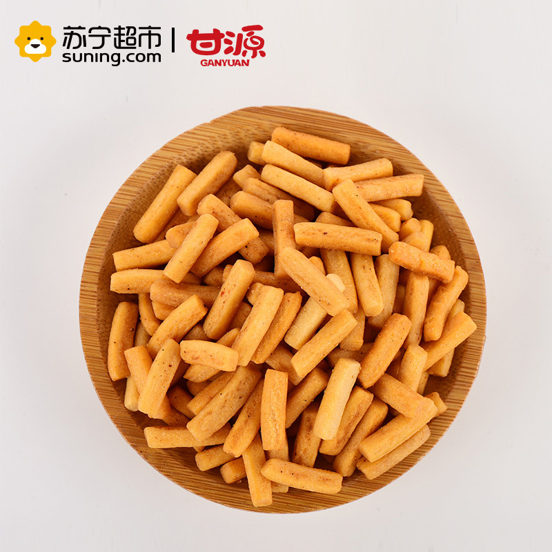 甘源虾条烤肉味285G/包休闲零食 膨化小吃甘源出品