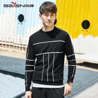 柒牌男装羊毛衫冬季上衣青年时尚保暖针织衫男士毛衣113Y68120