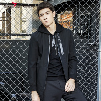 柒牌SEVEN男装风衣外套时尚休闲中长款棒球领青年外套