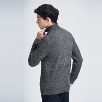 柒牌SEVEN男装韩版套头针织衫打底毛衣秋季新款男士高领羊毛衫115Y60040