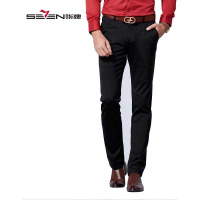 柒牌SEVEN休闲裤青年男士商务男装修身男裤春季新款时尚休闲长裤