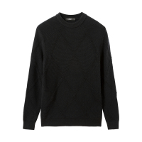 柒牌SEVEN男装保暖弹力套头圆领针织衫时尚青年羊毛衫