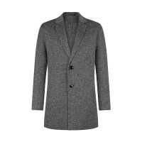 柒牌SEVEN男装冬季保暖男士毛呢大衣中长款