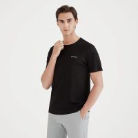 柒牌男装T恤2021夏季纯色百搭短袖体恤时尚男士弹力透气半袖