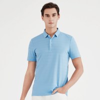 柒牌男装短袖polo21夏新款商务休闲短T翻领修身男士半袖体恤衫