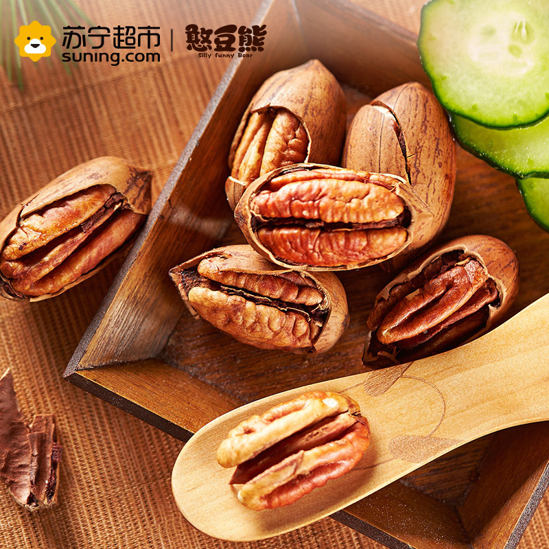 憨豆熊 坚果礼盒炒货组合 零食大礼包享礼1234g共8袋装
