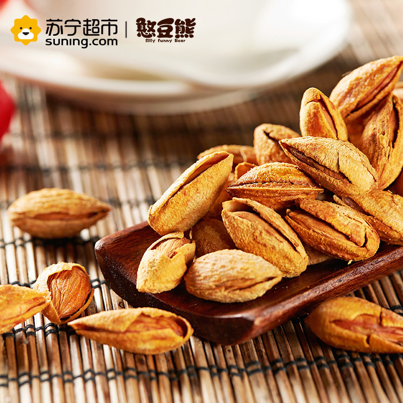 憨豆熊 坚果礼盒炒货组合 零食大礼包享礼1234g共8袋装