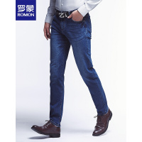 罗蒙（ROMON）牛仔裤男士2018新款春夏舒适男装长裤子8KZ916613