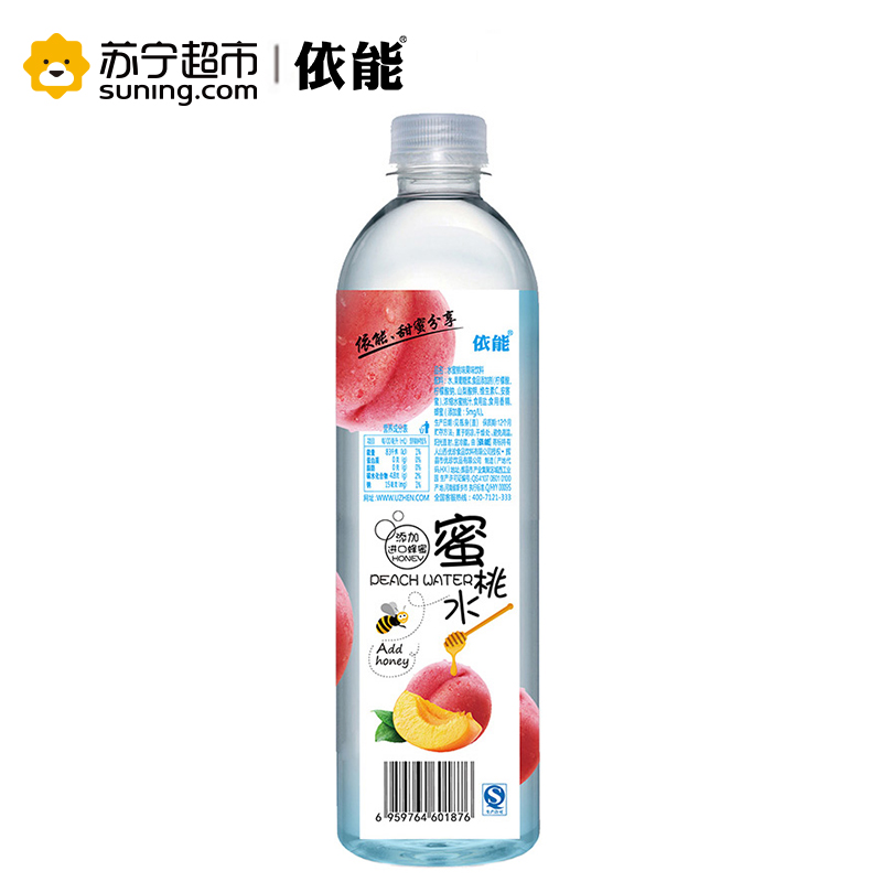 依能 蜜桃味 蜜桃水500ml*15瓶/箱果味饮料蜂蜜水整件装