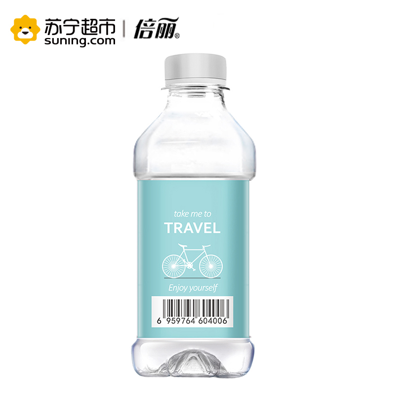 倍丽清香味 苏打水饮料塑包350ml*12+3瓶装/包促销装