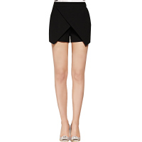 秋水伊人 夏装新款女装短裤纯色修身E093