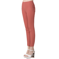 秋水伊人春装新款女装修身破洞牛仔裤铅笔长裤G104