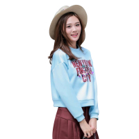 秋水伊人秋水伊人秋装新品女装钉珠亮片长袖T恤上衣女FG06