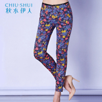 秋水伊人 秋冬新品长裤修身铅笔休闲裤H425