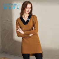 秋水伊人2021冬季新款气质淑女女装时尚连衣裙S253