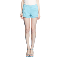 秋水伊人2021夏季新款气质清透时尚修身休闲气质淑女休闲短裤女S06