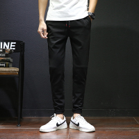 稻草人(Mexican)春夏秋九分裤男士休闲裤青少年束脚小脚哈伦裤大码男裤运动裤