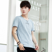 稻草人(Mexican)夏季短袖男士t恤青少年韩版潮流半袖衫学生帅气修身体恤