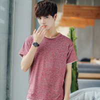 稻草人(Mexican)短袖男T恤夏季韩版修身体恤潮圆领半截袖打底衫半袖衣服T3005