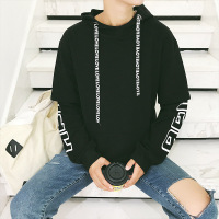 稻草人(Mexican)男士卫衣连帽套头衫修身装韩版潮流学生带帽青少年