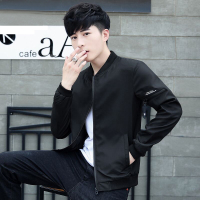 稻草人(Mexican)春秋冬款夹克男韩版修身外套男士外套时尚百搭青年男士夹克