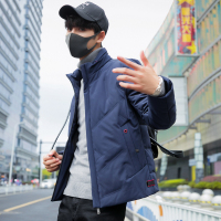 稻草人(Mexican)羽绒服男士款潮流短款立领青少年男式生加厚潮学生春冬季外套