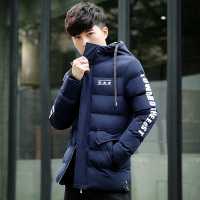 稻草人(Mexican) 棉衣外套男春冬季韩版潮宽松短款棉袄连帽保暖棉服