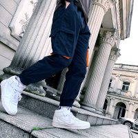 稻草人(Mexican)工装裤男士春季日系休闲宽松哈伦裤潮流束脚裤小脚九分裤裤子男