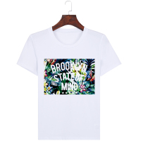 俞兆林(YUZHAOLIN)夏装男士纯棉T恤韩版圆领修身夏季衣服男生体恤潮流男装印花