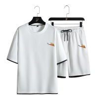 俞兆林(YUZHAOLIN)男运动套装夏季潮流假两件套帅气学生休闲运动服