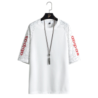 俞兆林(YUZHAOLIN)短袖t恤男士圆领体恤夏季潮牌潮流5分半袖宽松男装