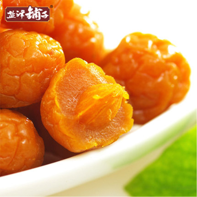 盐津铺子苏式一品李120g酸甜蜜饯梅果干梅肉果脯话李饼