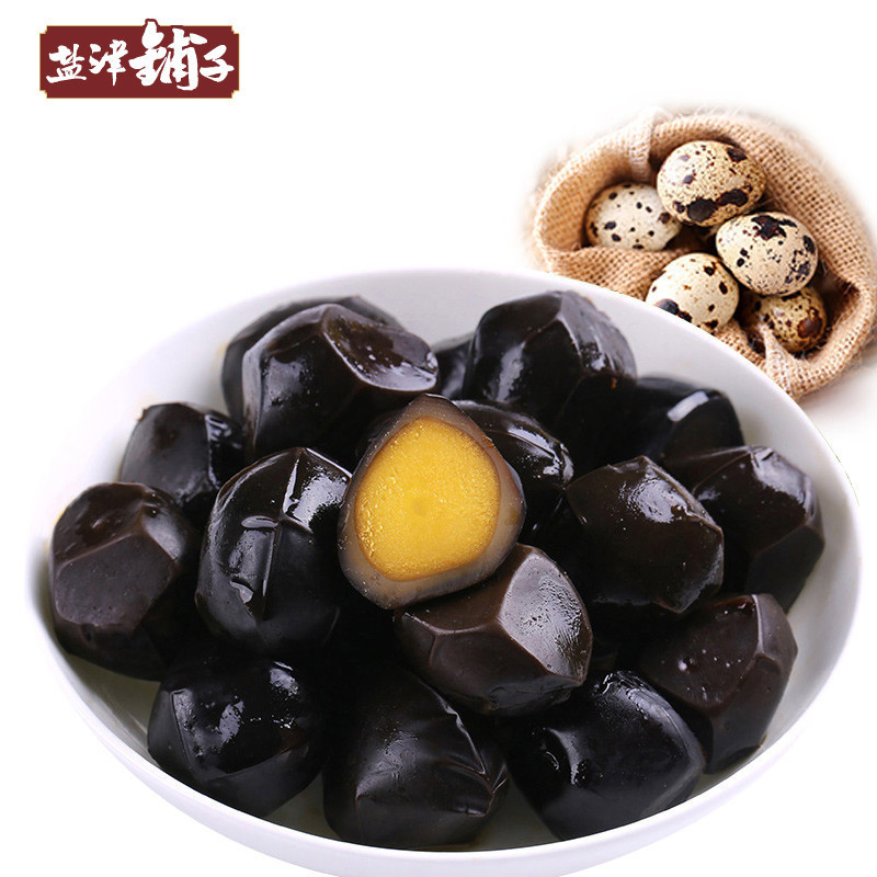 盐津铺子 香辣味卤蛋鹌鹑蛋110g 休闲零食开袋即食无需剥壳喜蛋