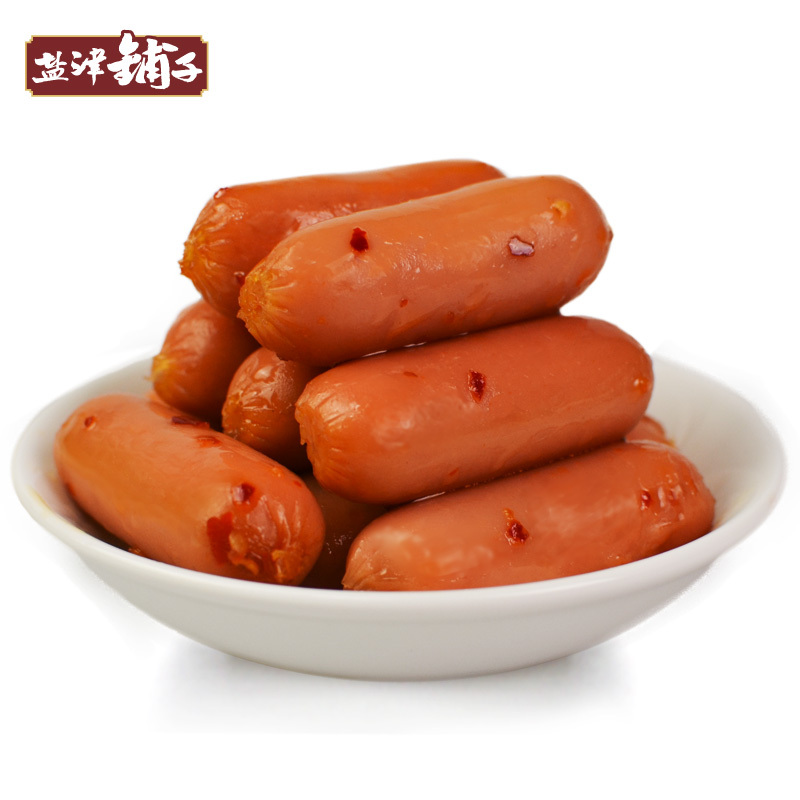 盐津铺子 肉枣小香肠148g零食小吃迷你烤肠肉类熟食即食烧烤味