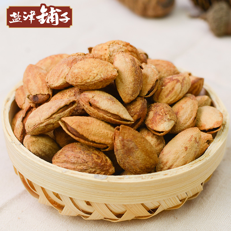 盐津铺子手剥奶香巴旦木180g坚果零食干果扁桃仁袋装