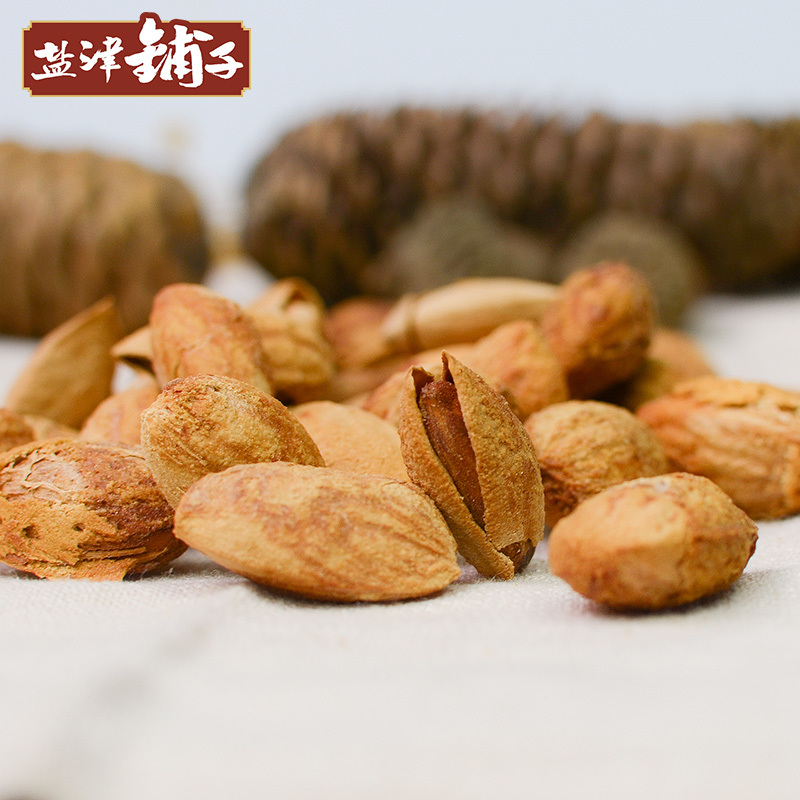 盐津铺子手剥奶香巴旦木180g坚果零食干果扁桃仁袋装