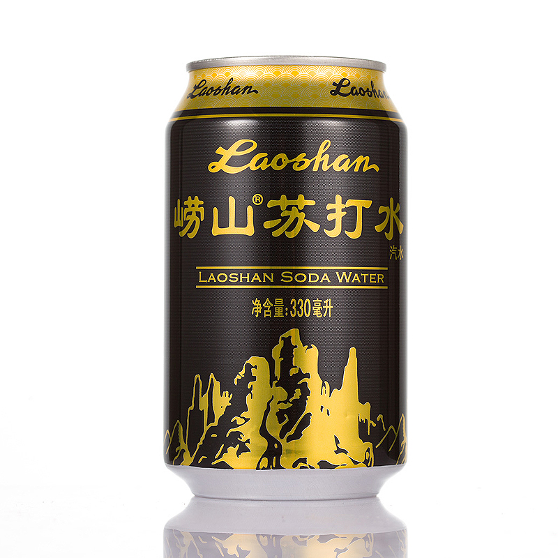 [苏宁超市]崂山苏打水(罐装)330ml*24整箱