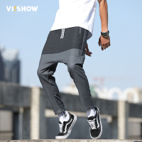VIISHOW2018夏季新款潮牌休闲裤男 宽松九分裤男士哈伦裤长裤