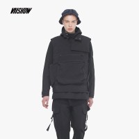 viishow秋季马甲男潮牌嘻哈男士外套韩版潮防风青年上衣