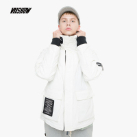 viishow冬季羽绒服男潮牌男士短款上衣韩版连帽外套保暖