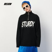 viishow2018冬季新款针织衫女 潮牌高领POLO毛衣套头女士外套学生