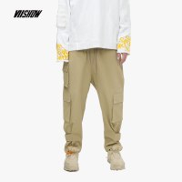 viishow2019春季新款休闲裤男 韩版男士工装裤多口袋长裤青年学生